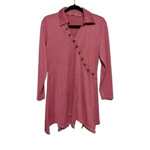 Soft Surroundings Cozy Chic‎ Minimalist Mini Tunic Dress Women XS Coquette Luxe
